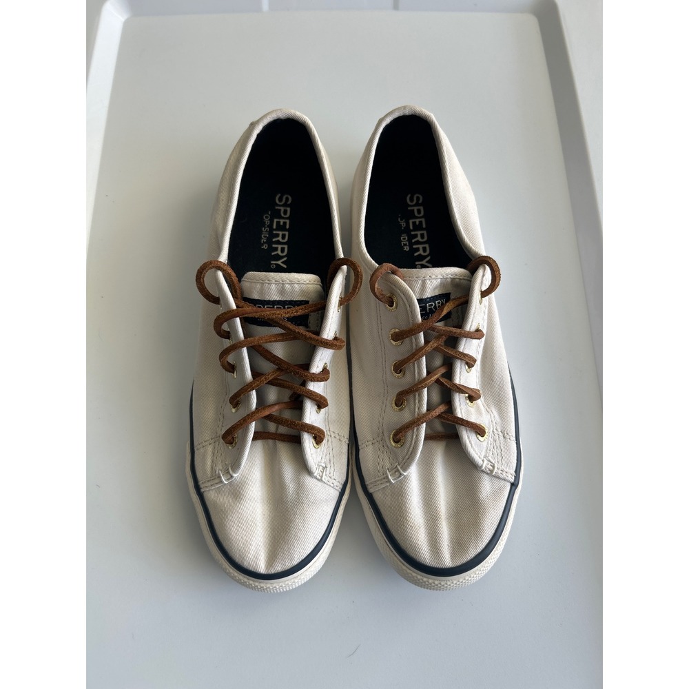 Sperry Off White Sneakers Women 7.5
